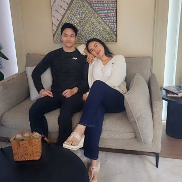 Kalina Ocktaranny dan putranya. (Instagram)